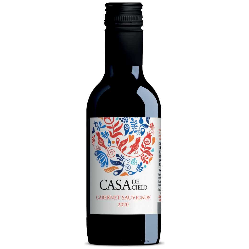 Casa De Cielo Cabernet Sauvignon (187Ml Mini Bottle) - A Kosher Wine From Chile